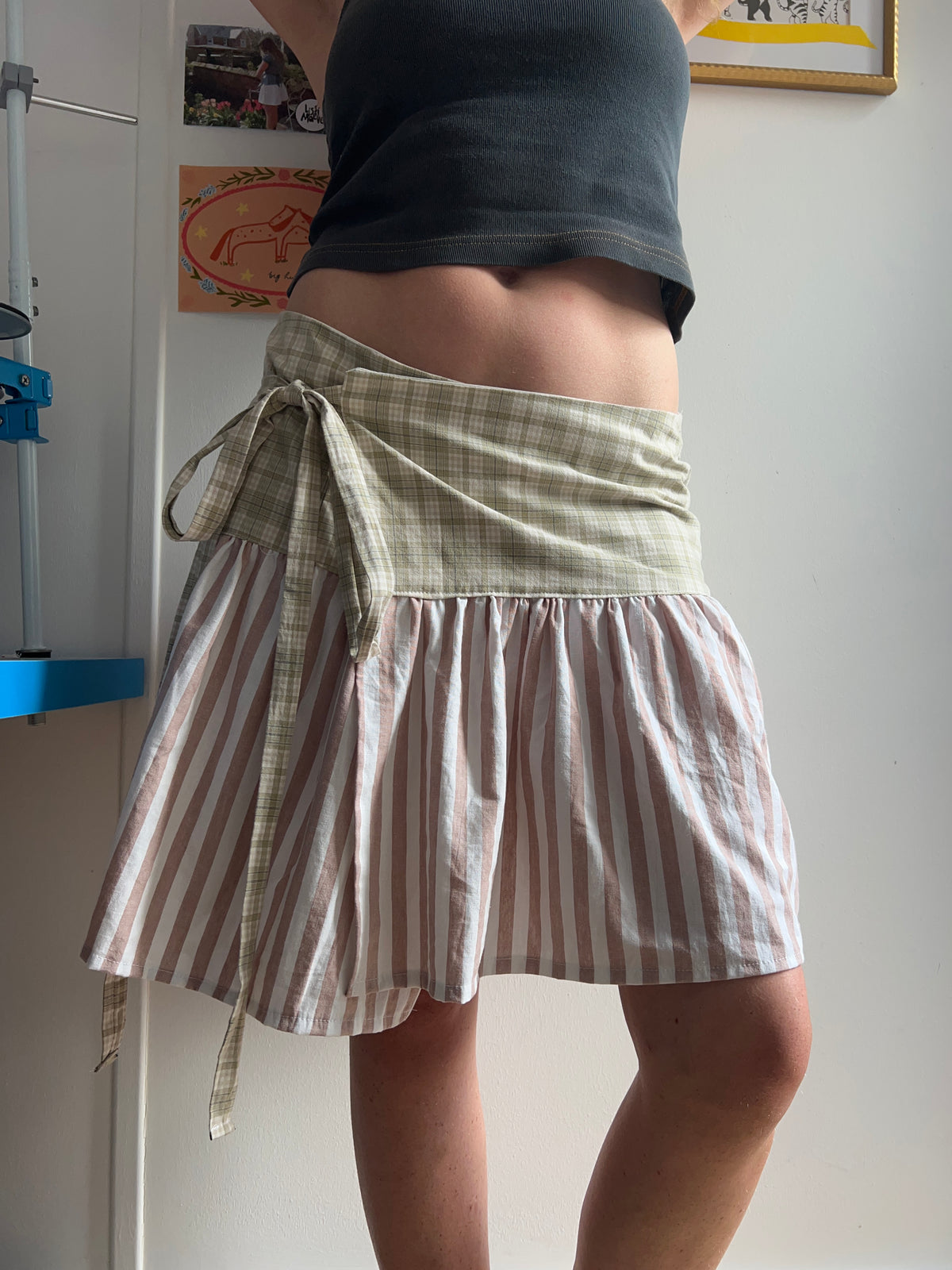 Midi wrap skirt (large)