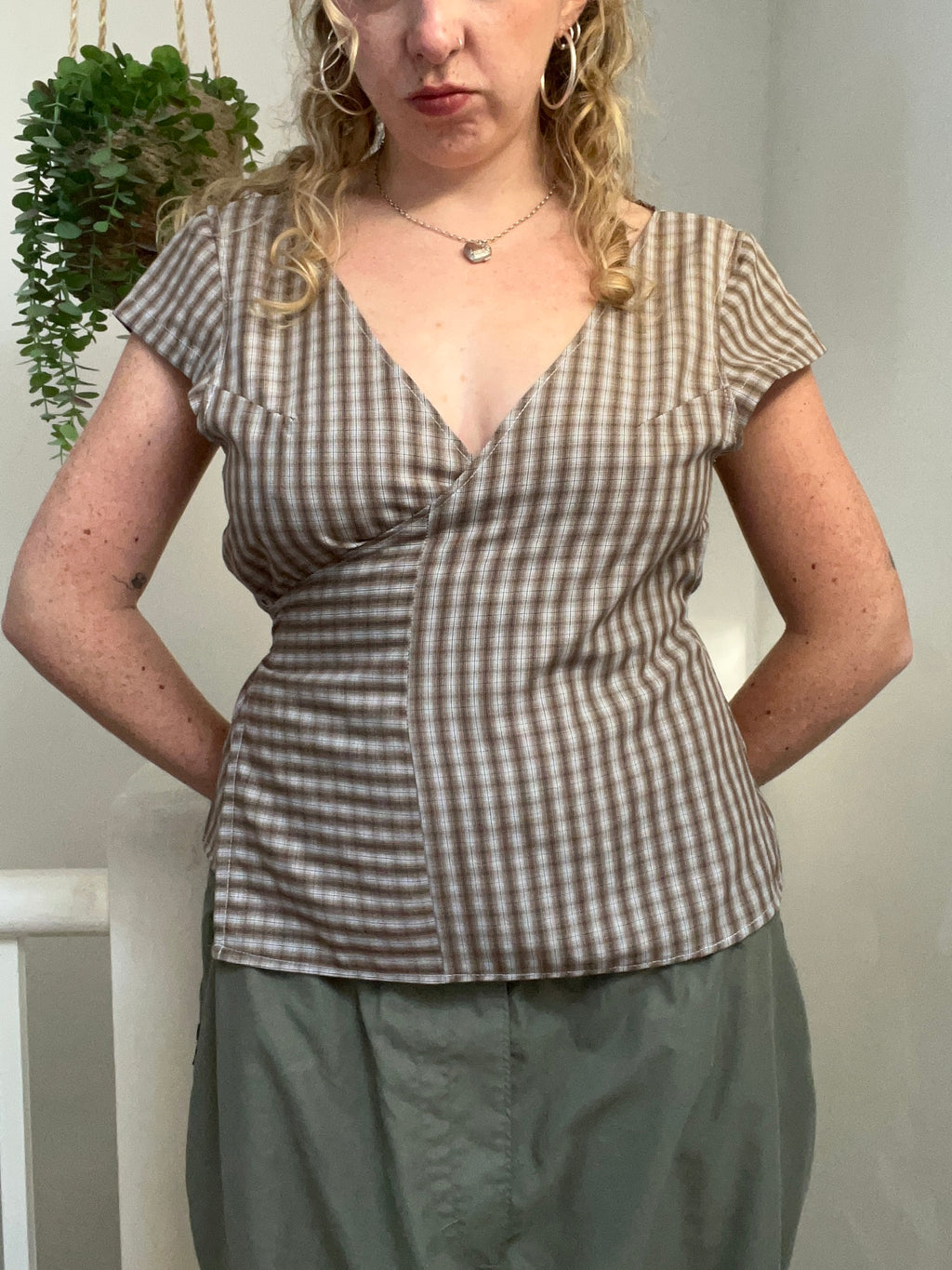 Lyla Wrap top (medium)