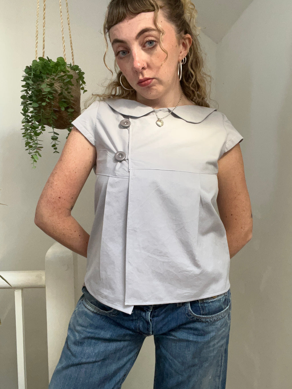 Babydoll button top (medium)