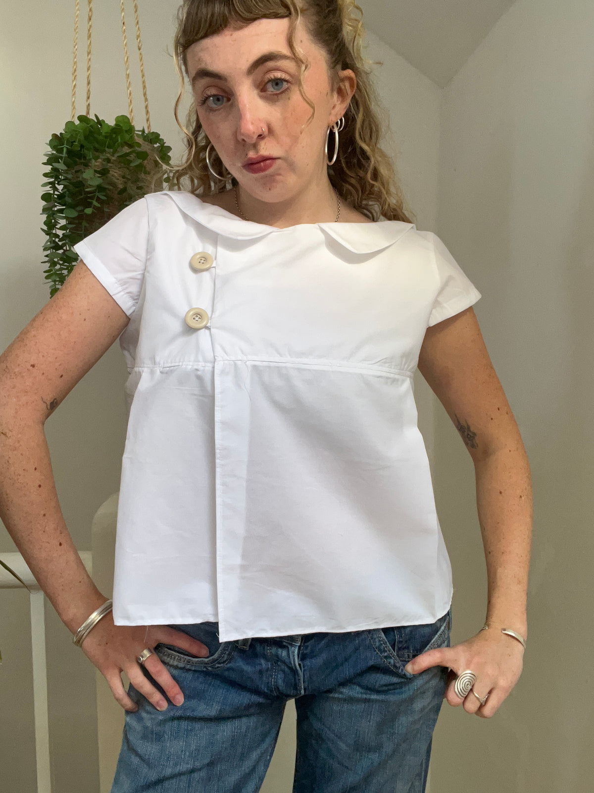 Babydoll button top (large)