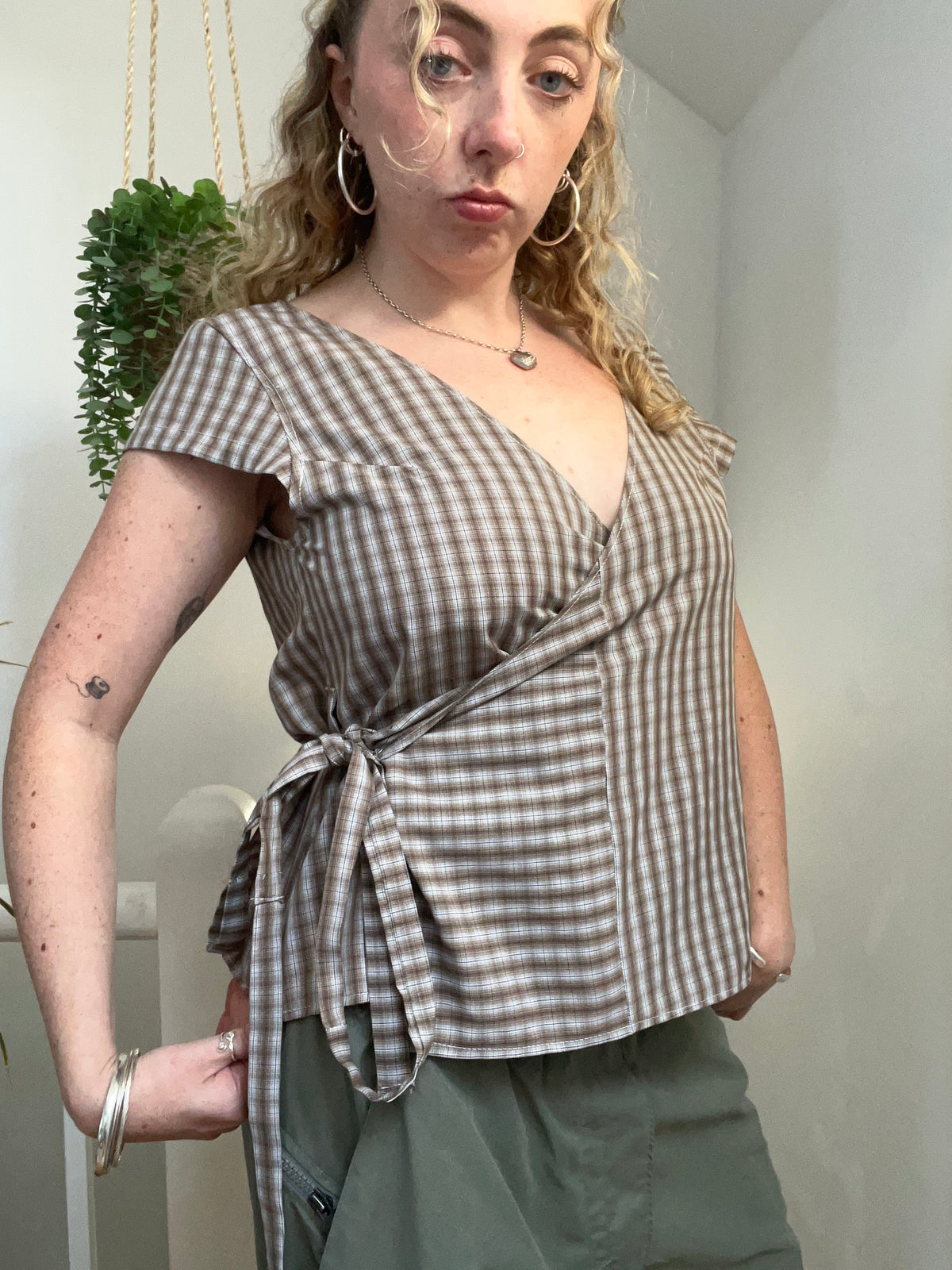 Lyla Wrap top (medium)