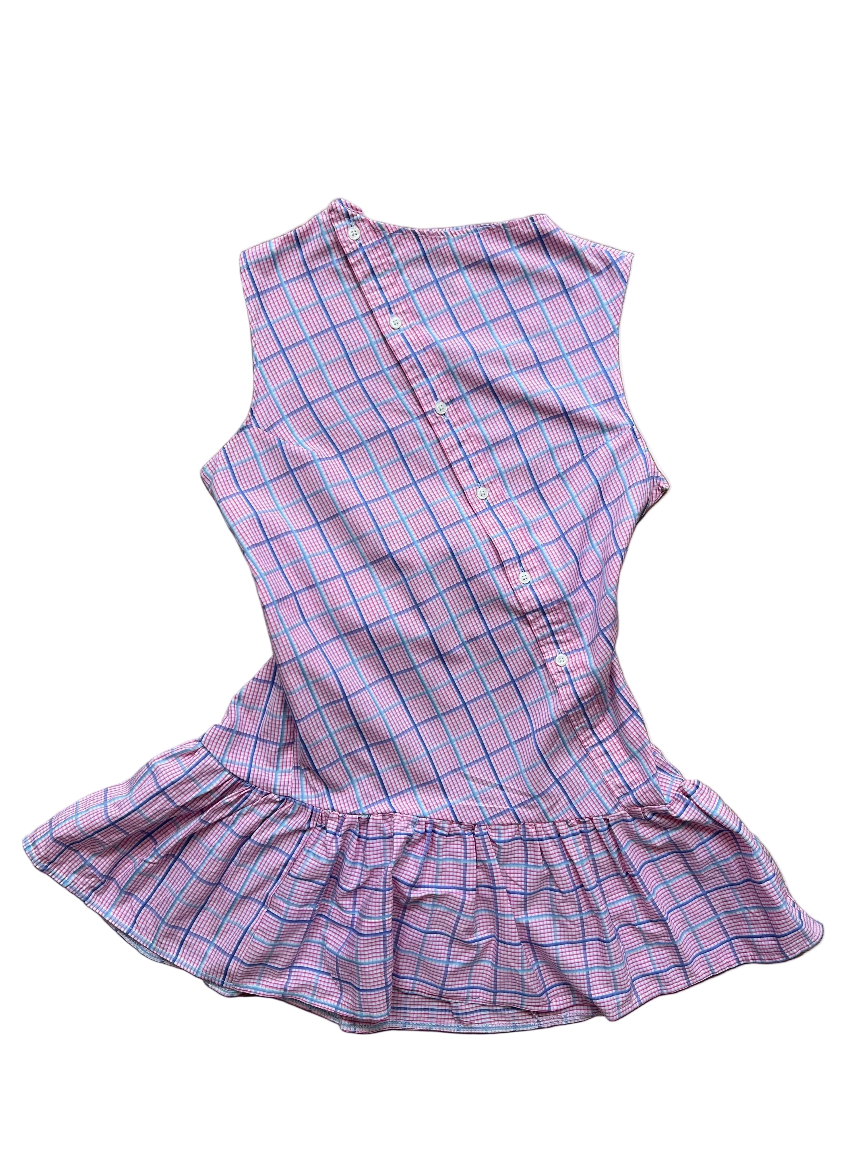 aysmmetric button up dress